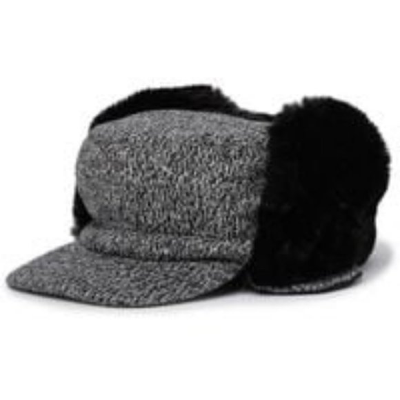 Surell Faux Fur Trimmed Fudd Hat - Picture 2 of 2